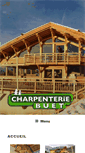 Mobile Screenshot of charpenterie-buet.com